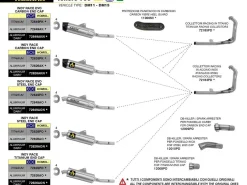 DB KILLER PER TERMINALE CON FONDELLO IN TITANIO ARROW YAMAHA TENERE 700 2021-2024