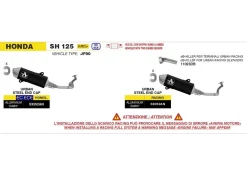 DB KILLER PER TERMINALI URBAN ARROW HONDA SH 125 2024-2026
