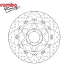 DISCO ANTERIORE FLOTTANTE BREMBO SERIE ORO DUCATI 1098 1098 / R / S / TRICOLORE 2007+