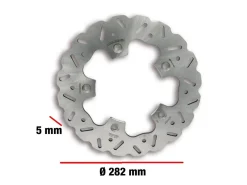 DISCO FRENO POSTERIORE WHOOP DISC ESTERNO 282-SPESSORE 5MM MALOSSI YAMAHA T MAX / TECH MAX 560 IE 4T LC EURO5+ 2025 (J421E)
