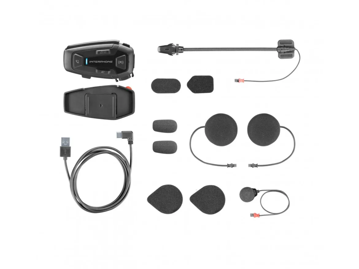 DOPPIO AURICOLARE BLUETOOTH UCOM6R DA CASCO INTERPHONE