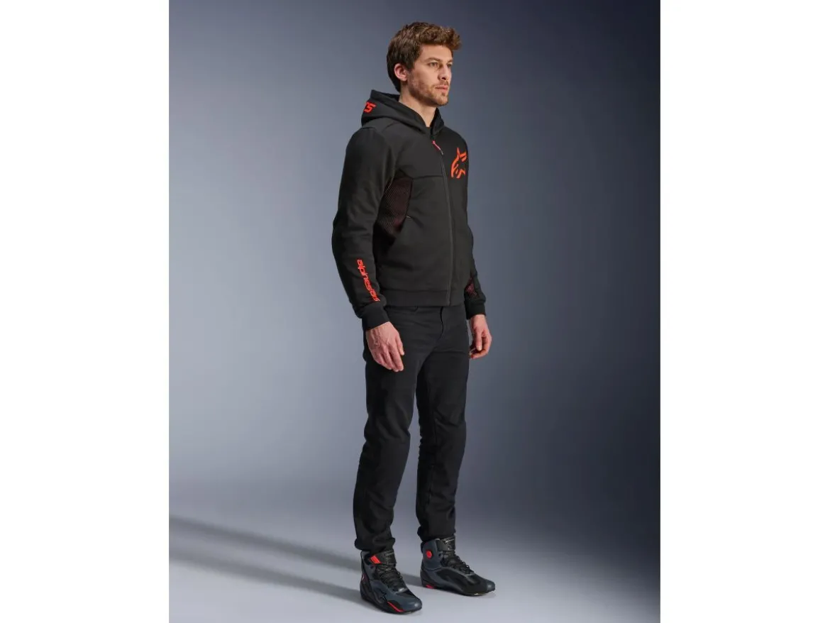 FELPA CON CAPPUCCIO CHROME AIR SPORT ALPINESTARS