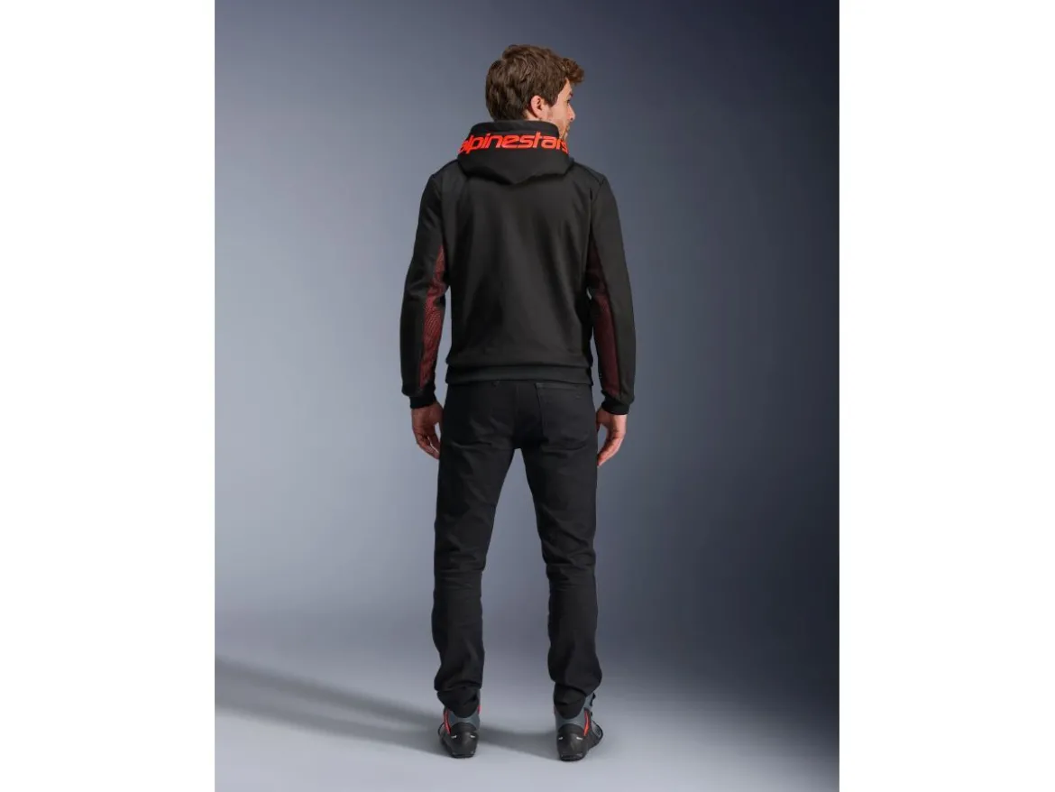 FELPA CON CAPPUCCIO CHROME AIR SPORT ALPINESTARS