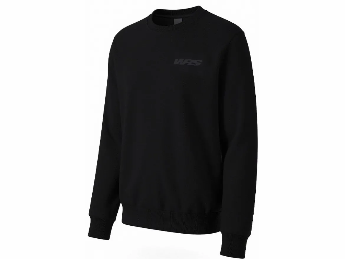 FELPA GIROCOLLO ORIGINALE WRS 100% COTONE LOGO NERO