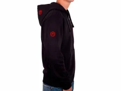 FELPA ORIGINALE MOTOCORSE 100% COTONE CON CAPPUCCIO E ZIP