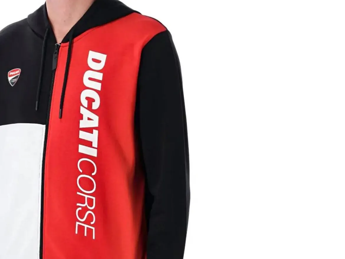 2526001 FELPA UFFICIALE DUCATI CORSE COLOR BLOCK
