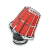 FILTRO ARIA RED FILTER E5 CON 48 PER CARBURATORI PHF 30-36 CROMATO MALOSSI GILERA RUNNER VX 125 4T LC -2005
