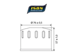 FILTRO OLIO MOTORE ISON HUSQVARNA NUDA 900 / R 2012-2013