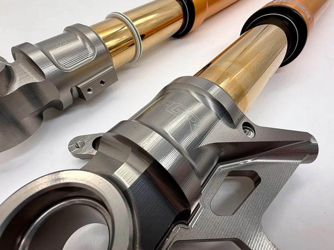 FORCELLA R&T OHLINS NIX 43MM ORO TTX 25 DUCATI PANIGALE V4 / S 2025 (SHOWA)