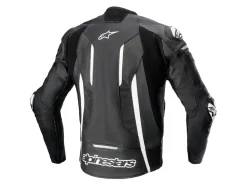 GIACCA PELLE FUSION ALPINESTARS NERO / BIANCO