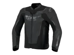 GIACCAÂ PELLE GP FORCE V2 ALPINESTARSÂ NERO / NERO