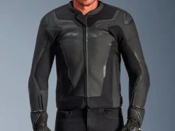 GIACCA PELLE GP FORCE V2 ALPINESTARS NERO / NERO