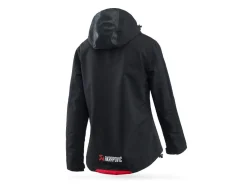 GIACCA PIOGGIA DONNA CON ZIP UFFICIALE AKRAPOVIC LINEA CORPO
