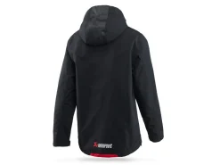 GIACCA PIOGGIA UOMO CON ZIP UFFICIALE AKRAPOVIC LINEA CORPO