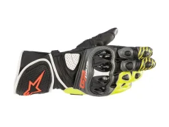 GUANTI GP PLUS R V2 ALPINESTARS GRIGIO / NERO / GIALLO / ROSSO