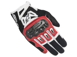 GUANTI SMX-2 AIR CARBON V2 ALPINESTARS NERO / ROSSO / BIANCO