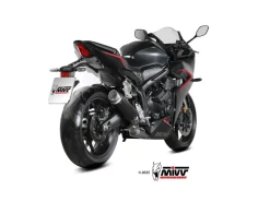 IMPIANTO COMPLETO MIVV GP PRO ACCIAIO INOX NERO HONDA CB 650 R 2024-2026