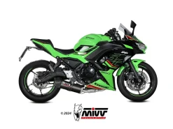 IMPIANTO COMPLETO MIVV OVAL CARBONIO KAWASAKI NINJA 650 2024-2026