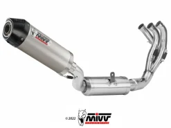 IMPIANTO COMPLETO MIVV OVAL TITANIO YAMAHA TRACER 9 / GT / GT+ 2021-2024
