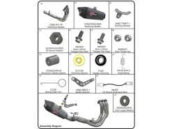 IMPIANTO COMPLETO RACING AT2 YOSHIMURA YAMAHA MT-09 2021-2024