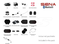 INTERFONO BLUETOOTH SENA 50R 5 COMANDI VOCALI 8 LINGUE + MESH 2.0 DOPPIO