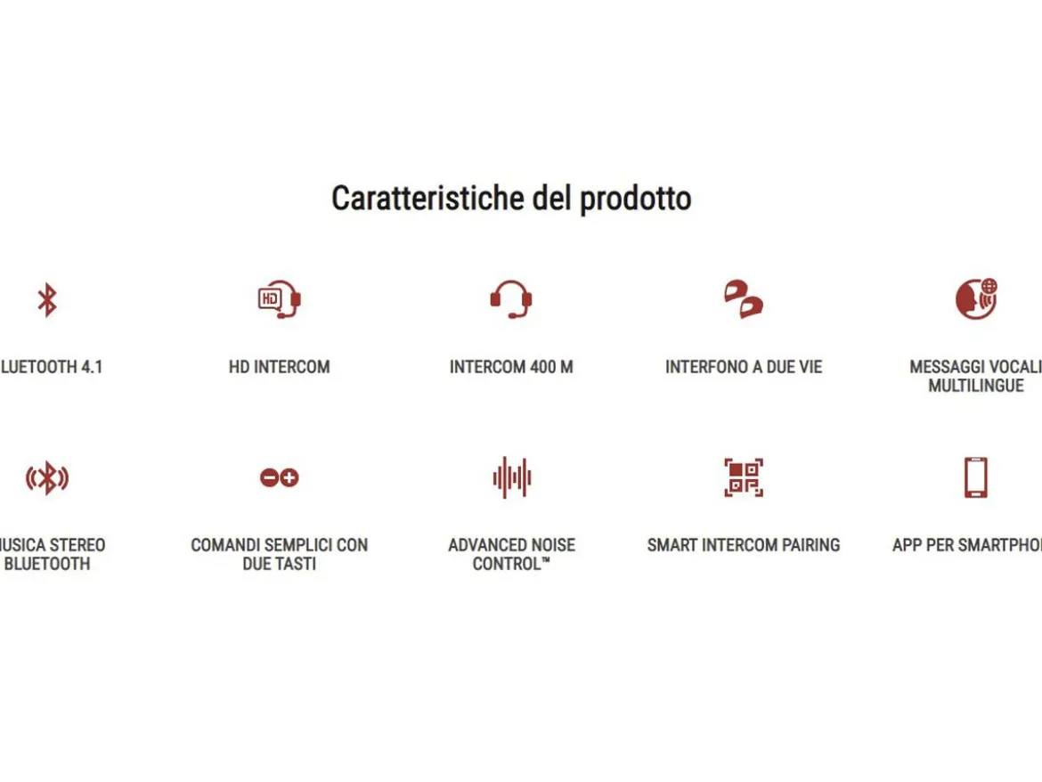 INTERFONO BLUETOOTH SINGOLO SENA 3S PLUS UNIVERSAL PER CASCHI MODULARI/INTEGRALI