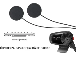 INTERFONO DOPPIO BLUETOOTH 5.0 SENA 5S COMANDI VOCALI 8 LINGUE