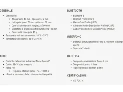 INTERFONO DOPPIO BLUETOOTH 5.0 SENA 5S COMANDI VOCALI 8 LINGUE