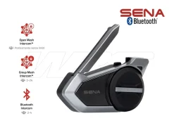 INTERFONO SINGOLO BLUETOOTH SENA 50S 5 COMANDI VOCALI 8 LINGUE + MESH 2.0