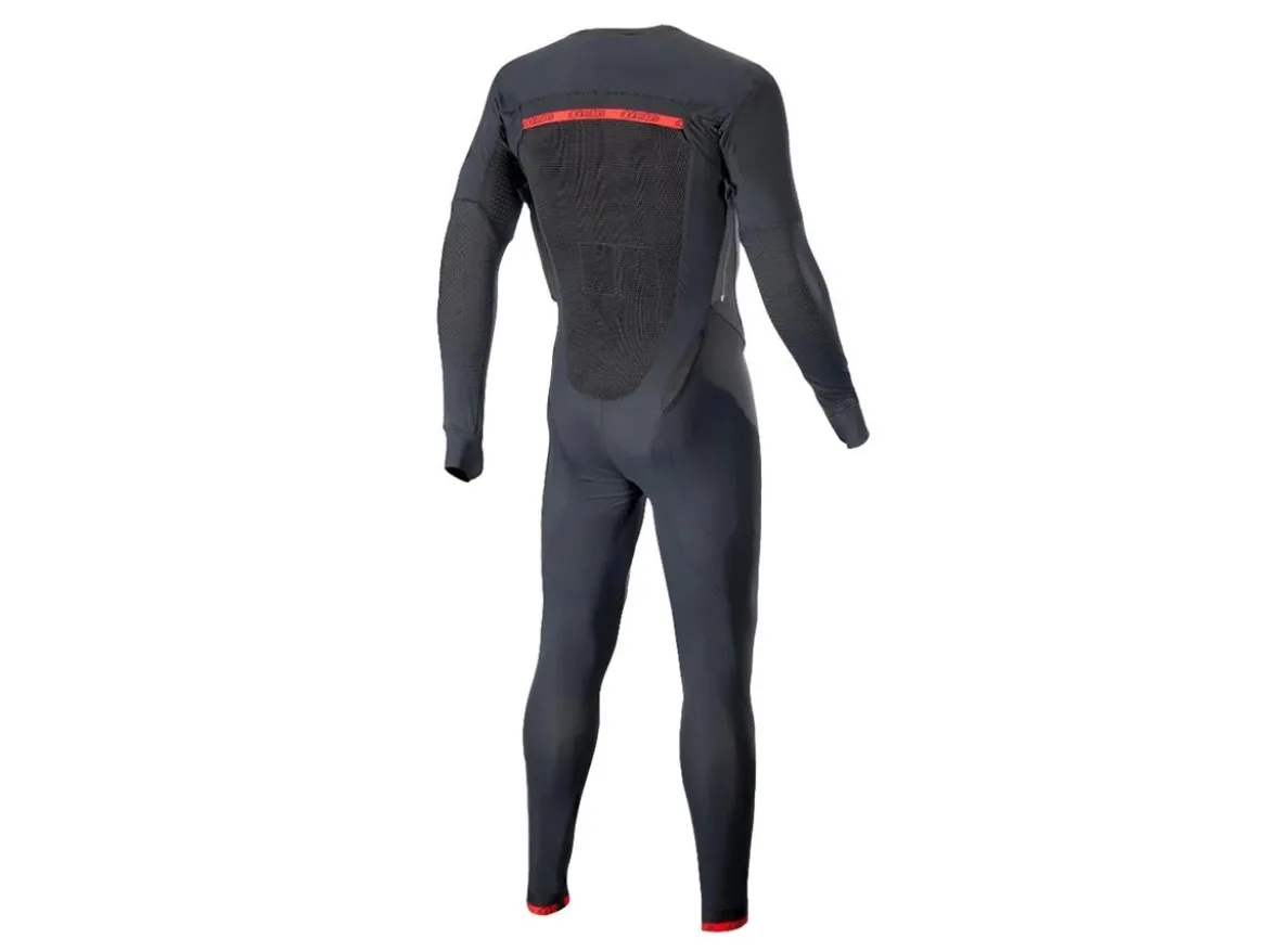 INTIMO LUNGO TECH-AIR® 10 RACE SYSTEM NERO/ROSSO ALPINESTARS