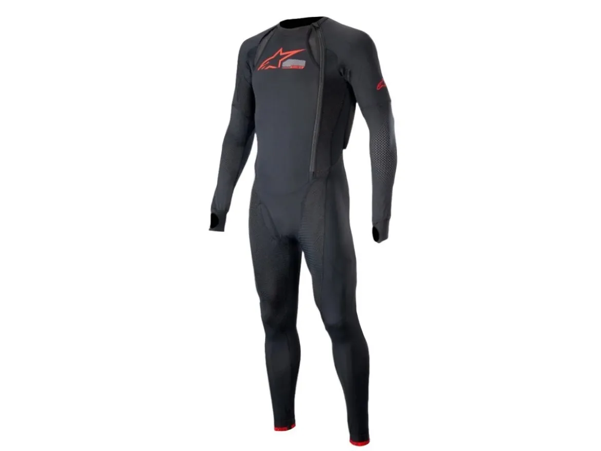 INTIMO LUNGO TECH-AIR® 10 RACE SYSTEM NERO/ROSSO ALPINESTARS