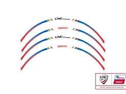 KIT ADESIVI RUOTA 17 POLLICI PRAMAC CNC RACING SUZUKI GSX-R 1000 2007-08
