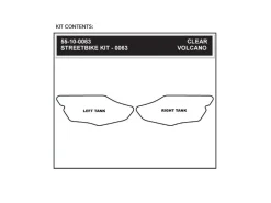 KIT ADESIVI SERBATOIO STOMPGRIP VOLCANO DUCATI 749 2003-06