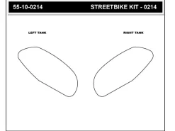 KIT ADESIVI SERBATOIO STOMPGRIP VOLCANO DUCATI PANIGALE V4 / S 2025