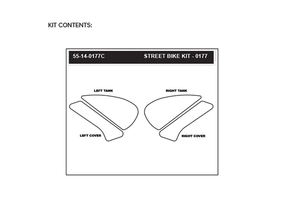 KIT ADESIVI SERBATOIO STOMPGRIP ICON HONDA CBR 1000 RR-R 2020-2026