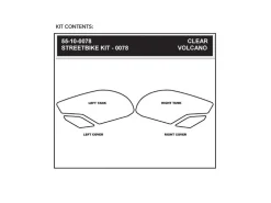 KIT ADESIVI SERBATOIO STOMPGRIP VOLCANO HONDA CBR 1000 RR 2004-2007