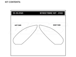 KIT ADESIVI SERBATOIO STOMPGRIP VOLCANO BMW M 1000 RR 2021-2025