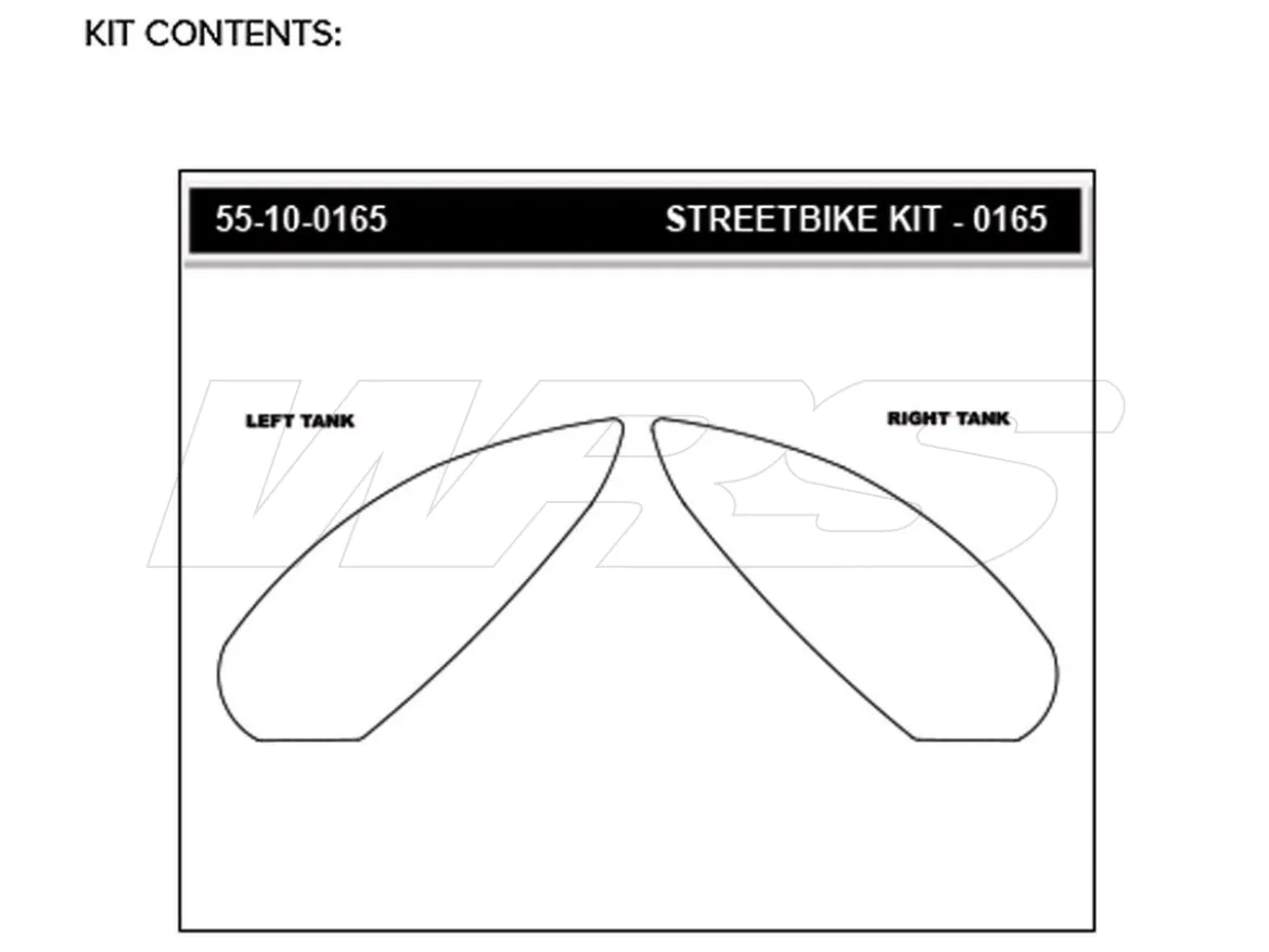 KIT ADESIVI SERBATOIO STOMPGRIP VOLCANO BMW M 1000 RR 2021-2025