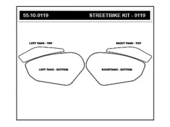 KIT ADESIVI SERBATOIO STOMPGRIP VOLCANO MV AGUSTA F4 2015