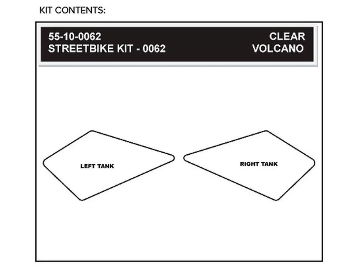 KIT ADESIVI SERBATOIO STOMPGRIP VOLCANO KTM 950 ADVENTURE 2000-07