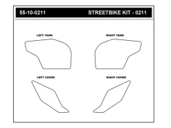 KIT ADESIVI SERBATOIO VOLCANO STOMPGRIP HONDA CBR 600 RR 2024-2025