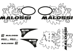 KIT ADESIVI TROFEO VESPA MALOSSI VESPA PRIMAVERA 3V 150 IE 4T EURO 3 2014+ (M812M)