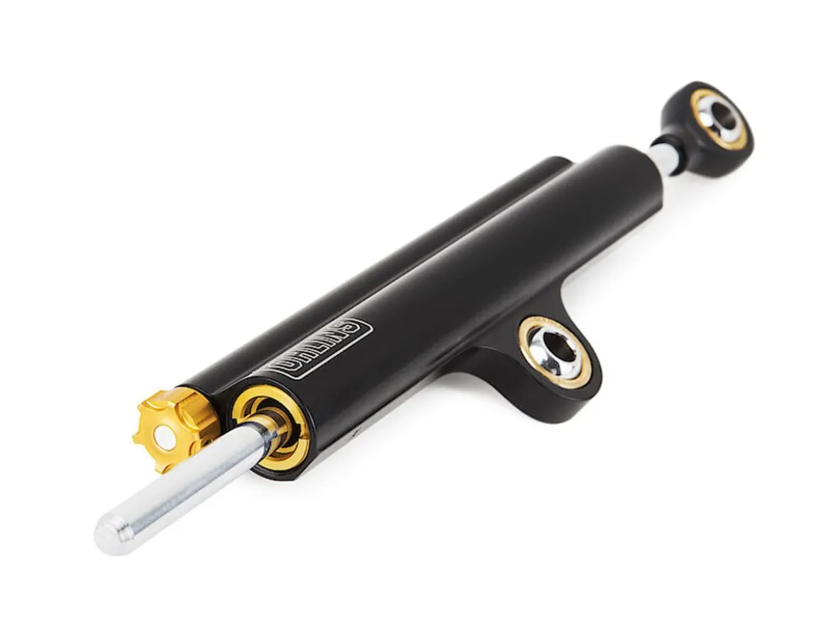 KIT AMMORTIZZATORE DI STERZO OHLINS NERO + ATTACCHI DUCATI PANIGALE 899