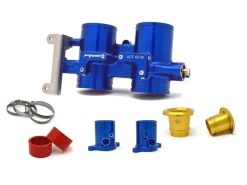 KIT ASPIRAZIONE CORPO FARFALLATO JETPRIME 40MM TONDI CON TROMBETTE YAMAHA T-MAX 500 2008-2011
