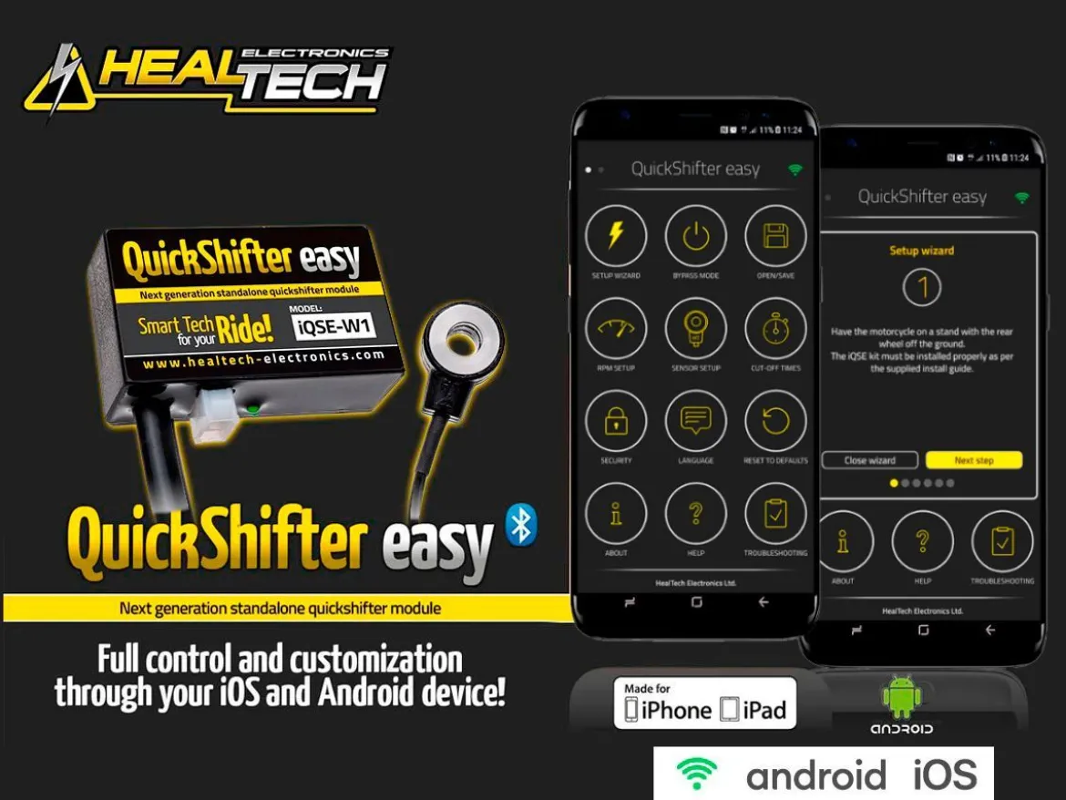 KIT CAMBIO ELETTRONICO WI-FI HEALTECH CFMOTO CL-X 700 2022-2024