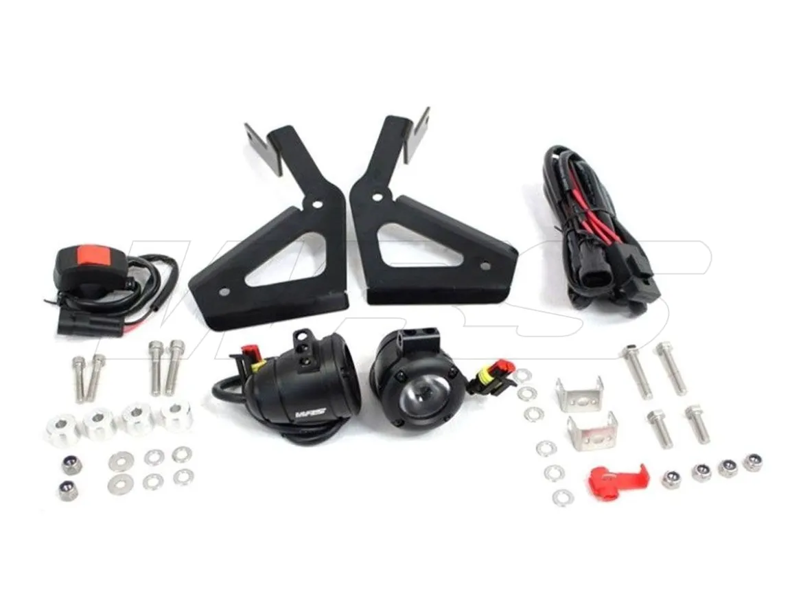 KIT FARETTI LATERALI LED WRS NERO BMW R 1250 GS 2019-2023