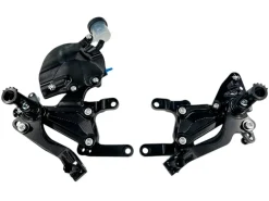 KIT PEDANE ARRETRATE CAMBIO ROVESCIATO + POMPA FRENO RACING SPIDER DUCATI PANIGALE V4 / S 2025