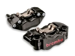 KIT PINZE FRENO RADIALI BREMBO RACING CNC GP4-RB NERE 108MM