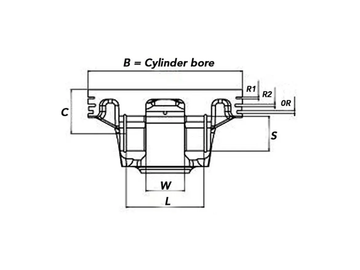 KIT PISTONI PISTAL RACING ALLUMINIO FORGIATO DUCATI 916 SC