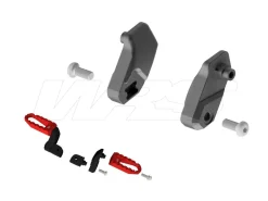 KIT RIALZI 20 MM PER POGGIAPIEDI CNC RACING TOURING DUCATI MULTISTRADA V4 RALLY / PIKES PEAK 2022-2024